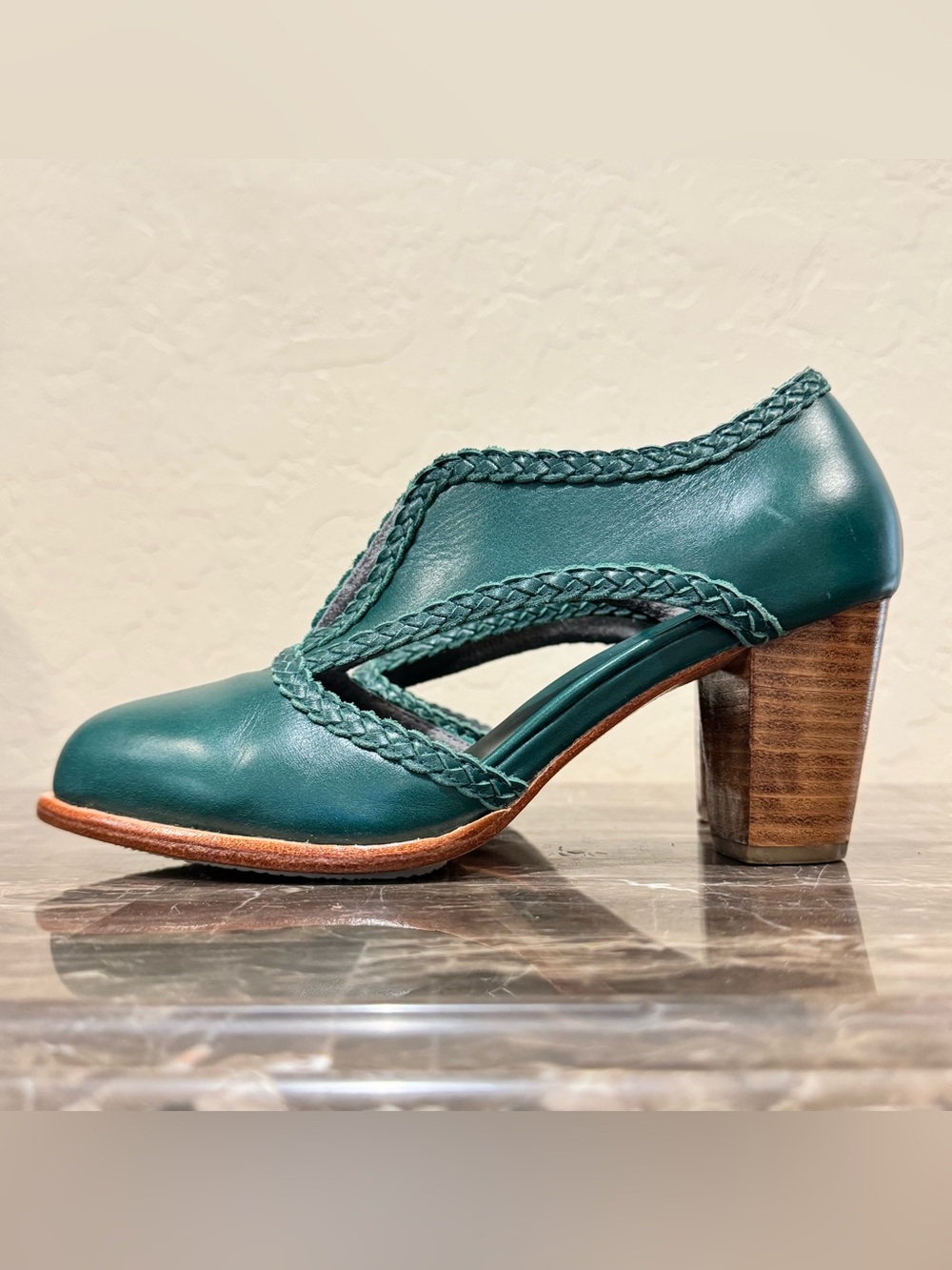 Bali Elf Spirit Walker D’Orsay Leather Heeled Booties